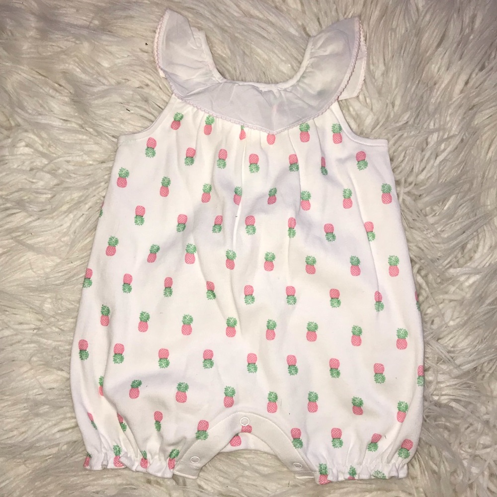 NWT Janie and Jack pineapple romper!